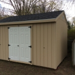 Salem WI Gable with side entry doors